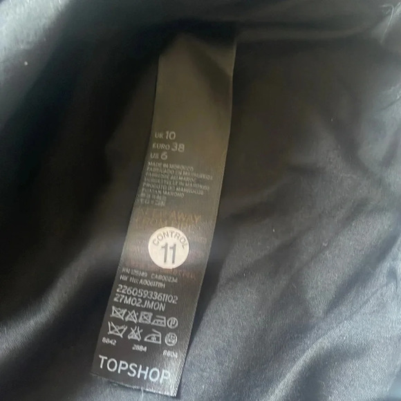 Topshop leopard print lined skirt size 6 - Picture 5 of 5